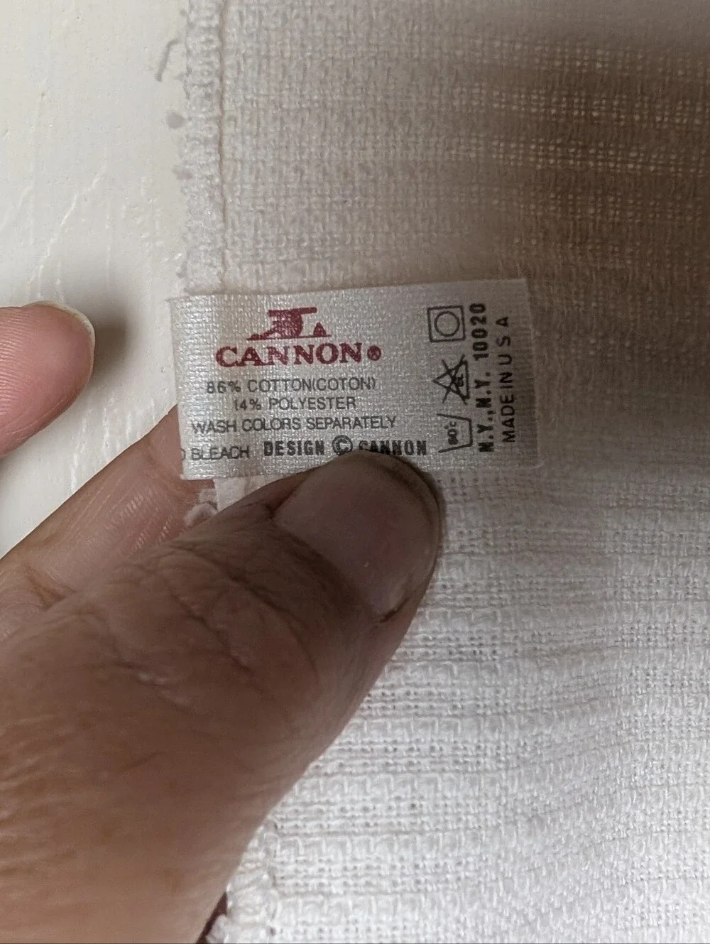 Vintage Retro Cannon Mushroom Kitchen Dish Cloth Washcloth 70s 80s EUC
